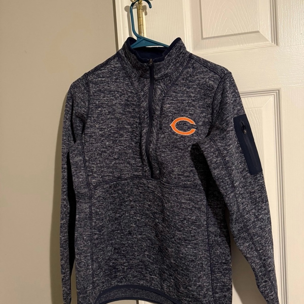 Women's Navy Quarter-Zip Sweater